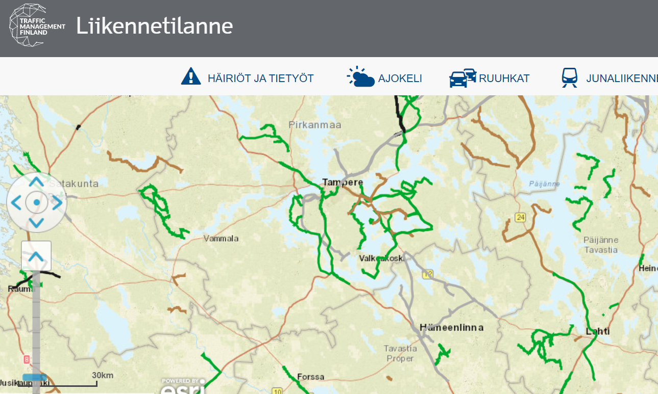 Liikennetilanne-palvelu kertoo lomamatkareitin kunnon - Caravan-lehti